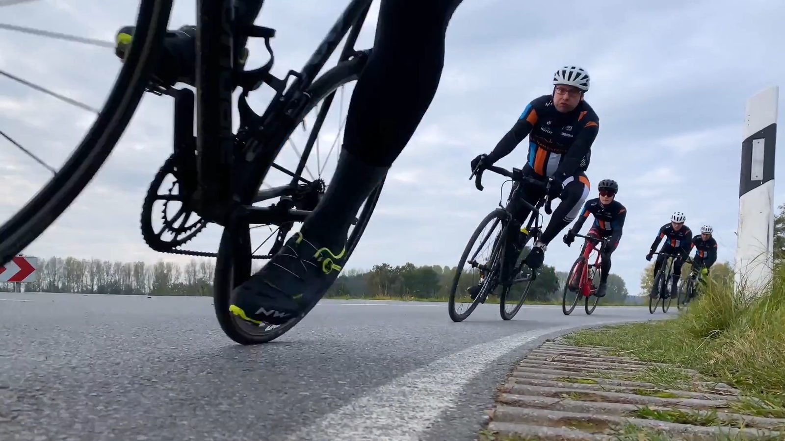 Mountainbiker des Bike Team Baumberge